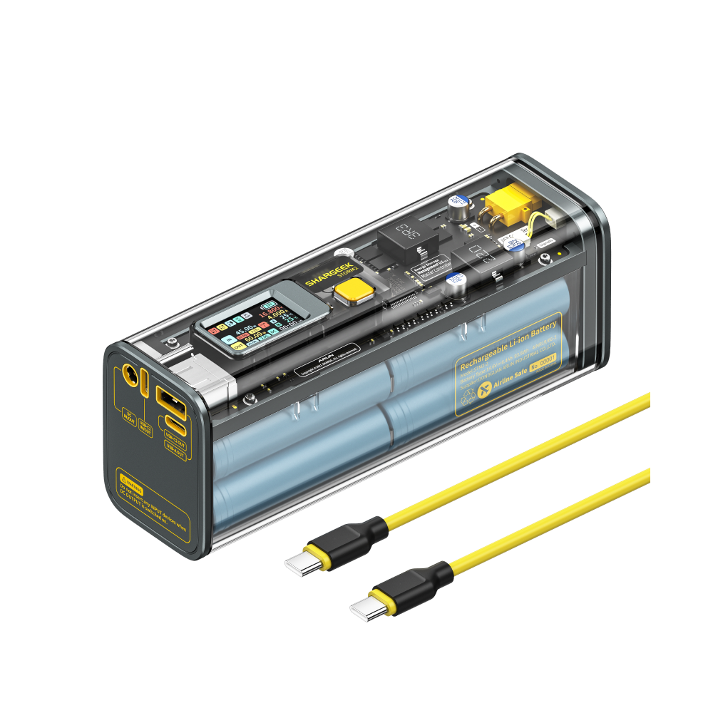 Shargeek storm 2 power bank 25600 mAh fast charging
